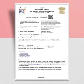 FSSAI-Certificate